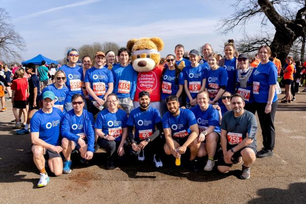 The Oxford Science Park team runs for children’s hospital