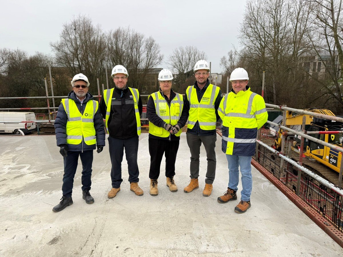 Pumping station tops out in time for Christmas